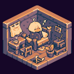 Yellow place [Pixel Family collab] Chiptune