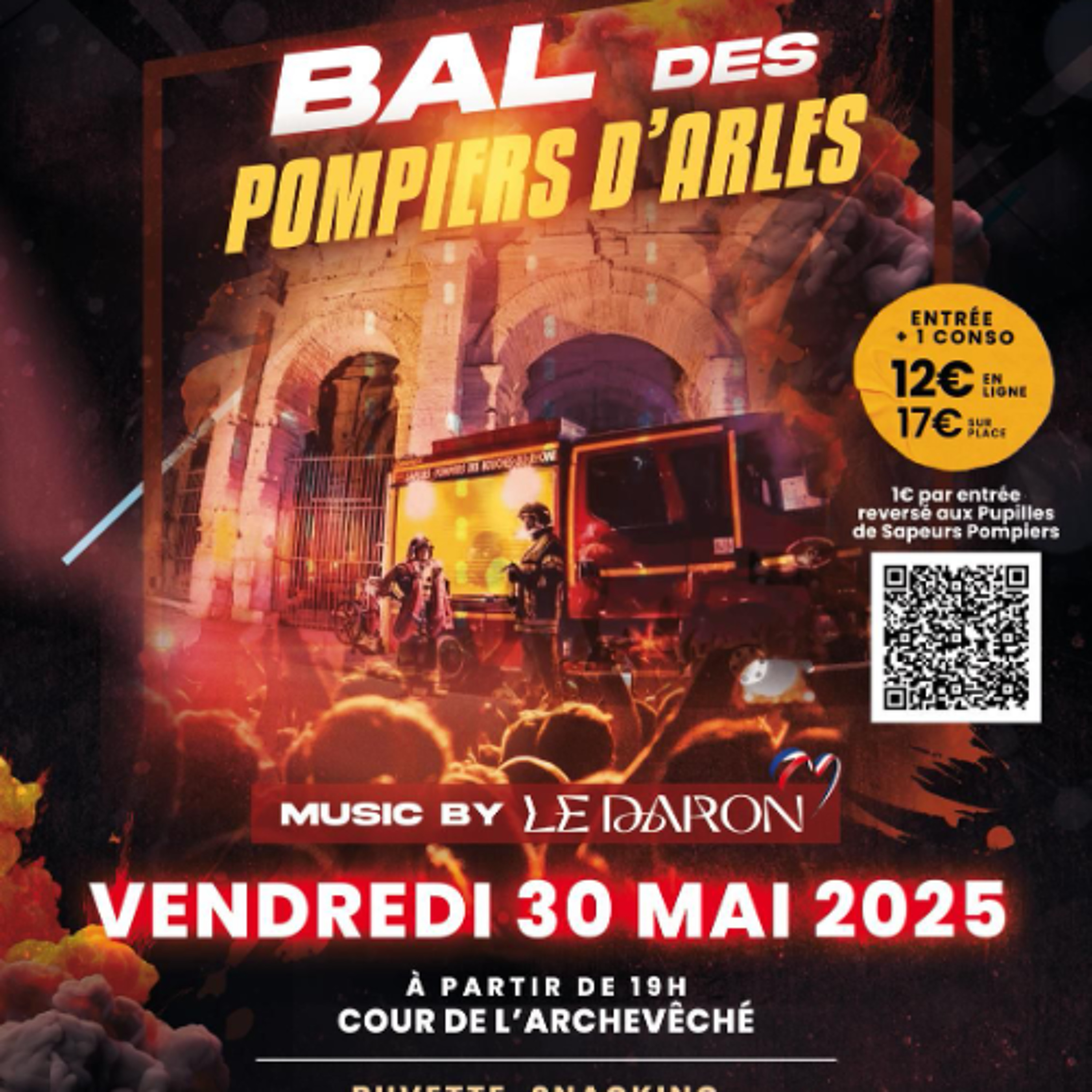 Présentation du Bal des Pompiers d'Arles le 30 Mai 2025