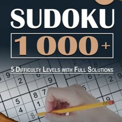 [Read] EBOOK EPUB KINDLE PDF 1020 Sudoku Puzzles for Adults: Sudoku Puzzle Book for Adults. Easy to