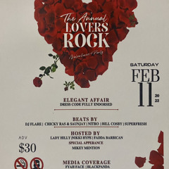 LOVERS ROCK - CHICKY RAS+SANJAY/FLARE/NITRO/SUPERFRESH/BILL COSBY @NOOR, BRAMPTON 2/11/23