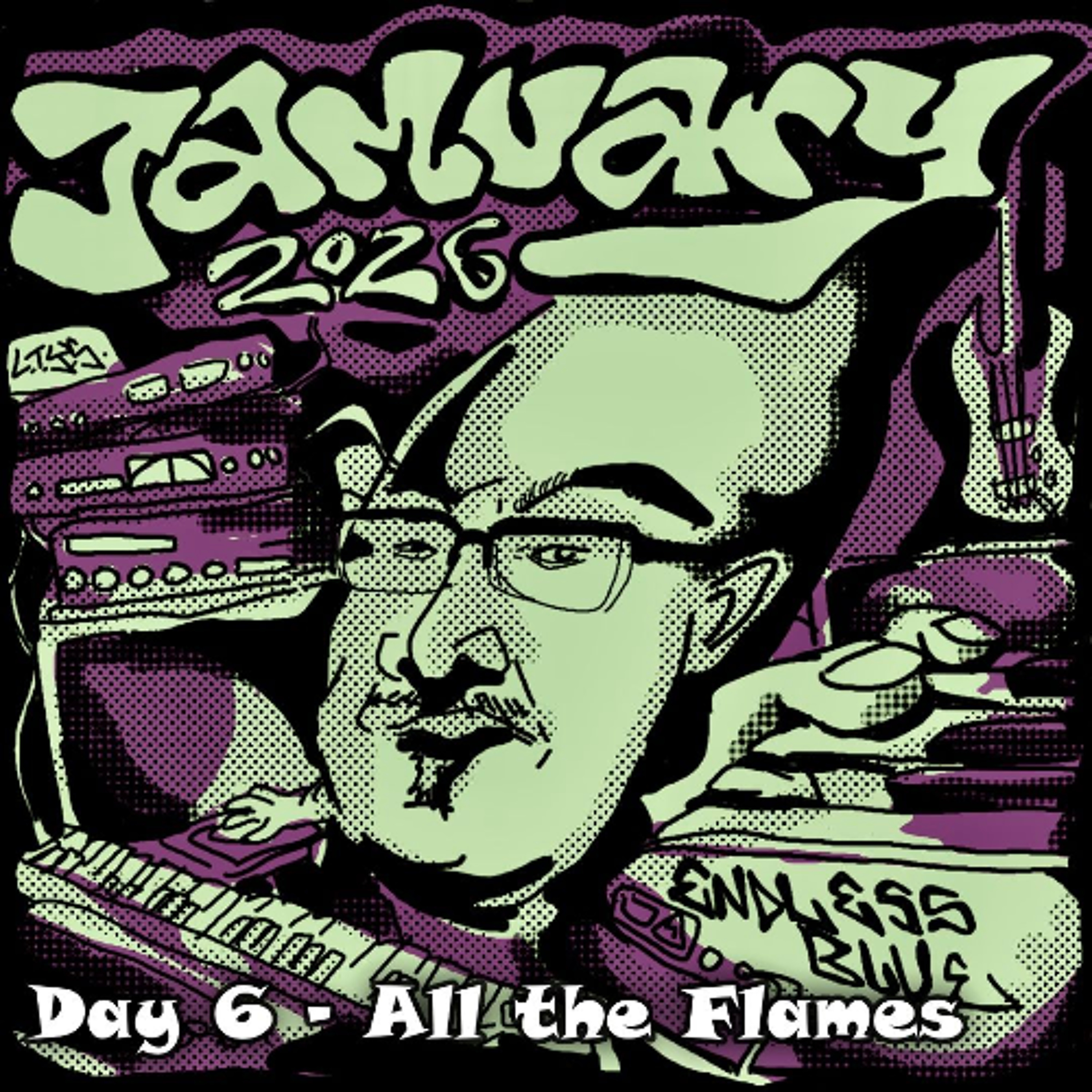 Day 6 - All the Flames episode artwork