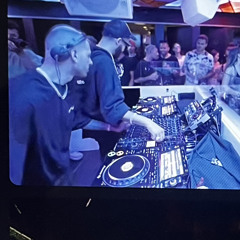 The Martinez Brothers  set from the wild corner @ Hi Ibiza