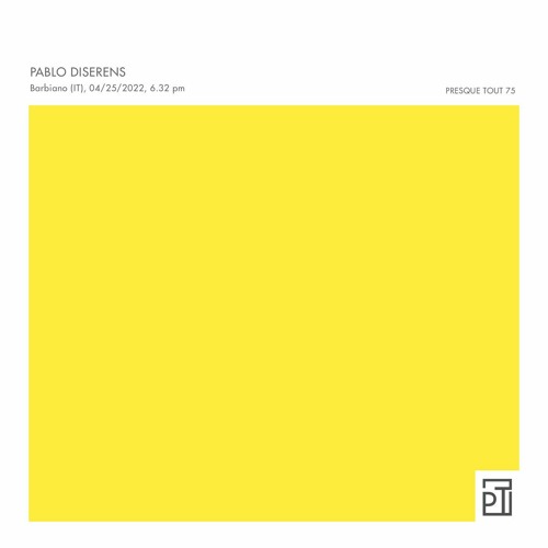 the discreet music of antennas (Barbiano, IT) [Presque Tout, 2022]
