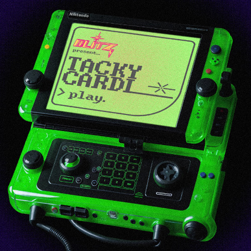⚡ BLITZ ⚡ 🎮 Tacky Cardi CARTOUCHE 👾 "Sticky Cartridge"