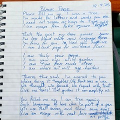 Blank Page (No key change)