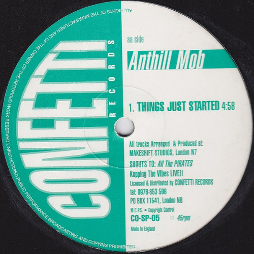 Anthill Mob - Things Just Started