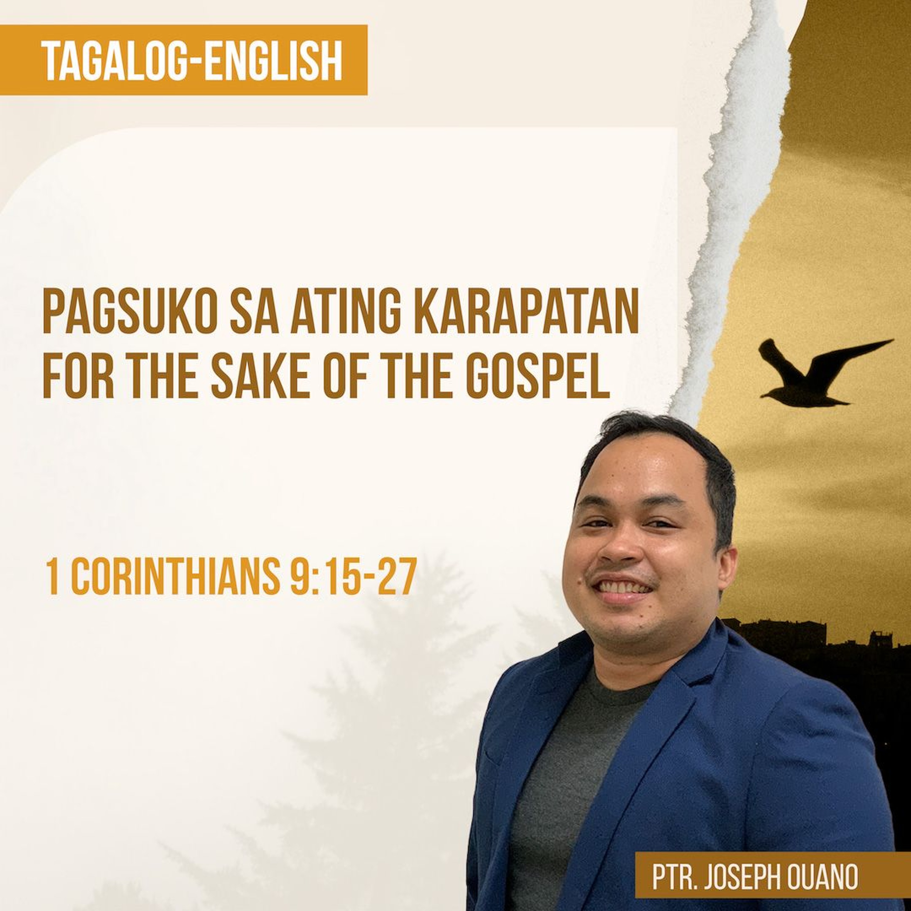 2024 - 06 - 30 Pagsuko Sa Ating Karapatan For The Sake Of The Gospel