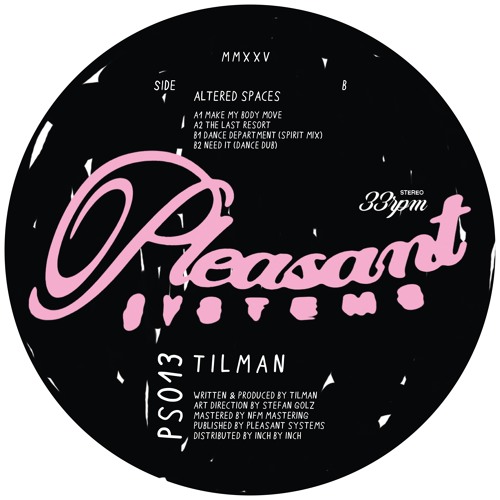 Tilman - Altered Spaces [PS013]