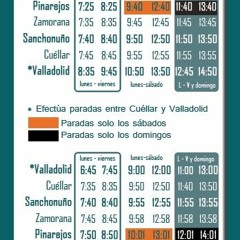 Horario Autobuses Linecar Valladolid-medina De Rioseco