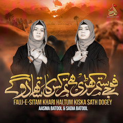Fauj E Sitam Khari Hai Tum Kiska Sath Dogey