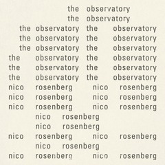 The Observatory - Nico Rosenberg