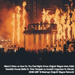 Miami 2 Ibiza vs. How Do You Feel Right Know (SHM UMF 18 Mashup) [Dejuft Wayne Reboot]