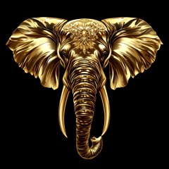 Big Gold Elephant