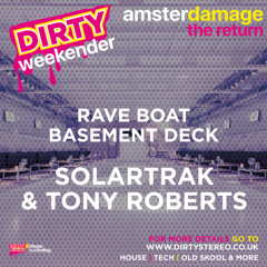 Solartrek b2b Tony Re Ab Robetrs @Dirty Stereo Amsterdamage 2025 Rave Boat Party Saturday