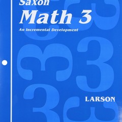 ✔ EPUB  ✔ Math 3: An Incremental Development Set: Student Workbooks, p