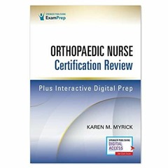 Free read Orthopaedic Nurse Certification Review