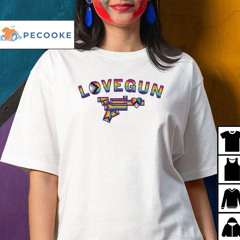 Lovegun Pride Lgbt Flag Shirt