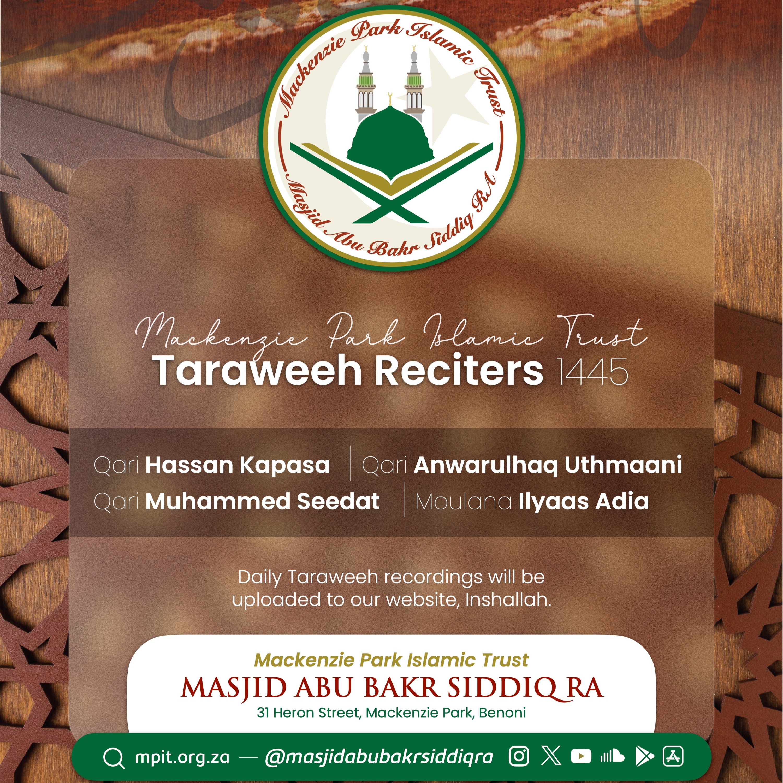 Taraweeh 1445 (Night 4) episode artwork