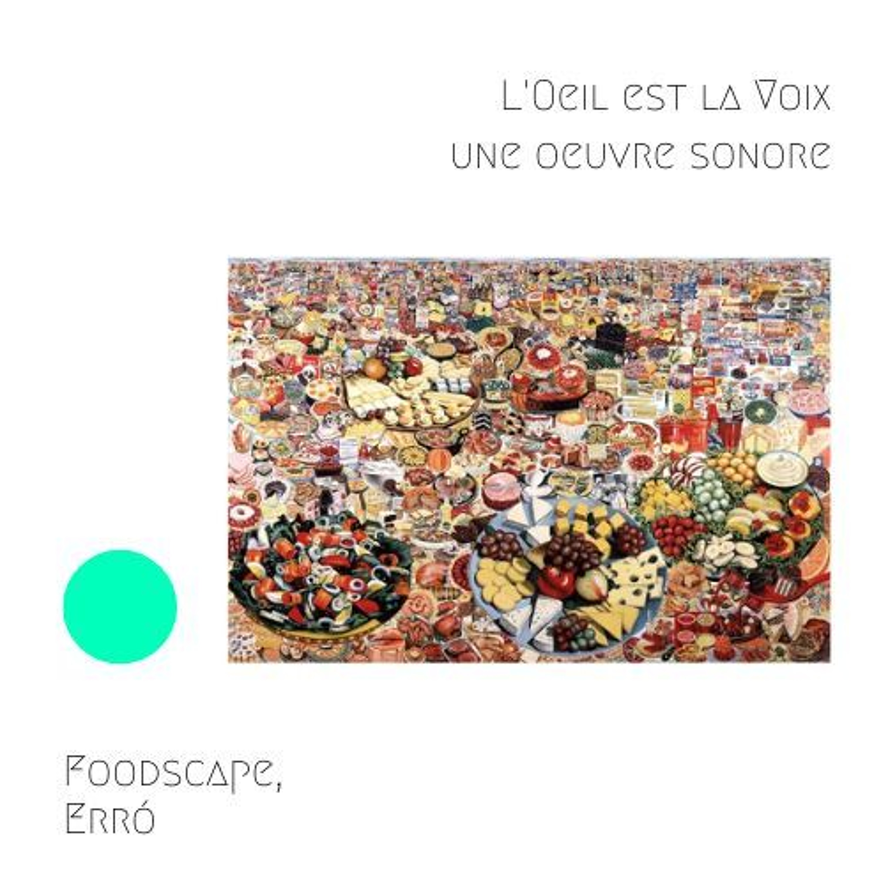 Foodscape, 1964, Erró