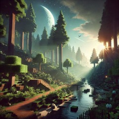 ,,Whispering Pines'' - Minecraft Inspired