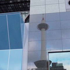 Kyoto Tower reflected on the wall-2023