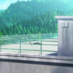 Evangelion cicada & school roof ambience