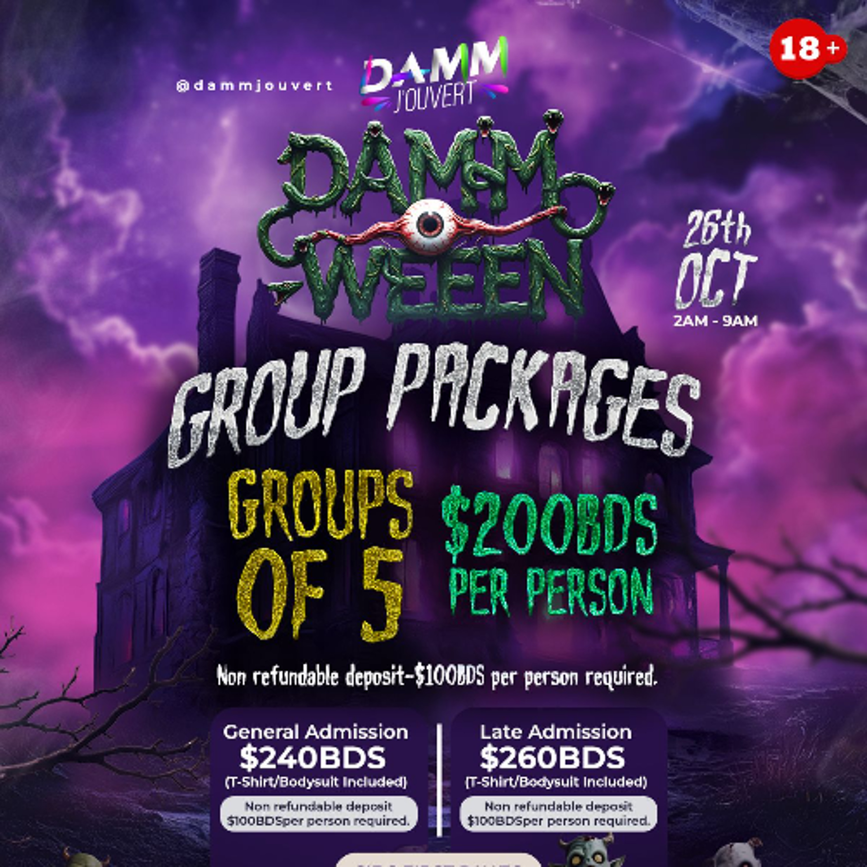 Damm Jouvert presents DammOWeen Promo Mix