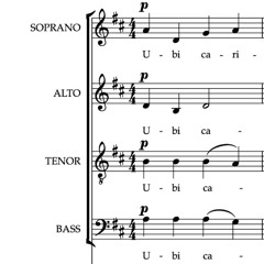 Ubi Caritas for SATB