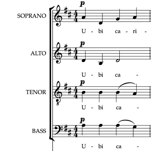 Ubi Caritas for SATB