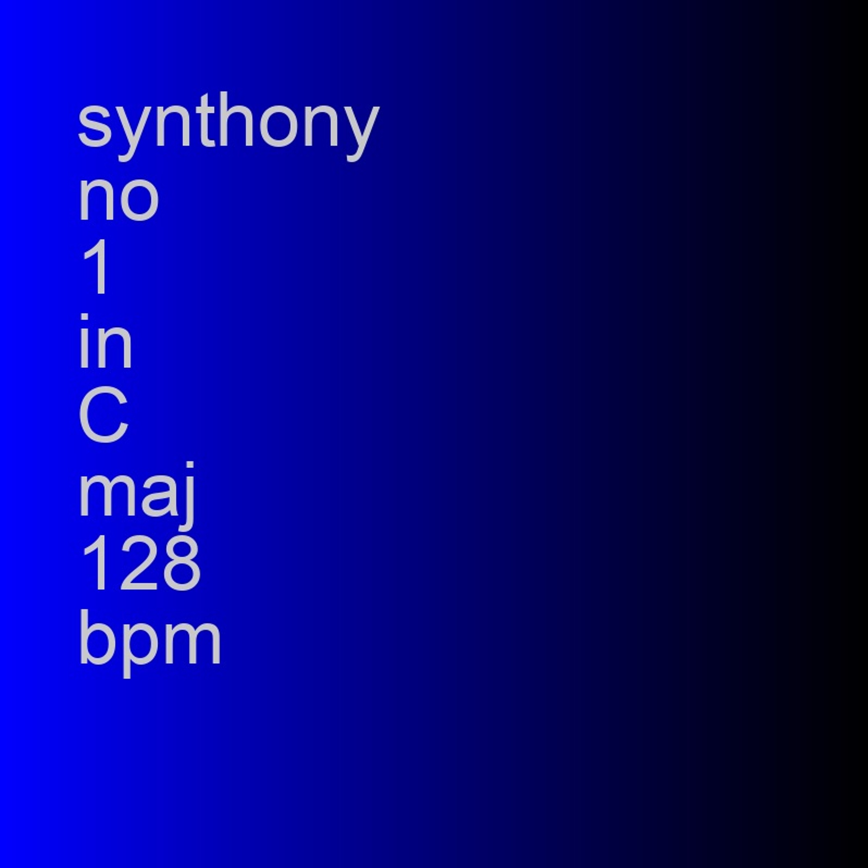 Synthony No. 1 in C maj, 128 bpm