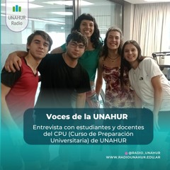 Entrevista a estudiantes y docentes del CPU de UNAHUR