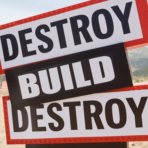 DESTROY BUILD DESTROY (astronaut)