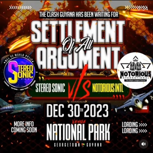 STEREO SONIC VS NOTORIOUS DECEMBER 30TH 2023