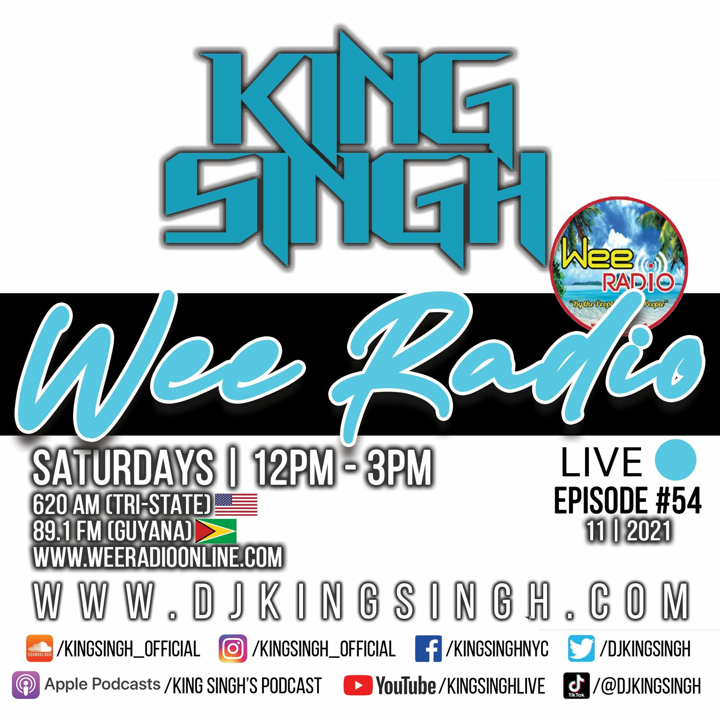 Live ep.54 (620AM NYC & 89.1FM Guyana) | The King is in the Building. episode artwork