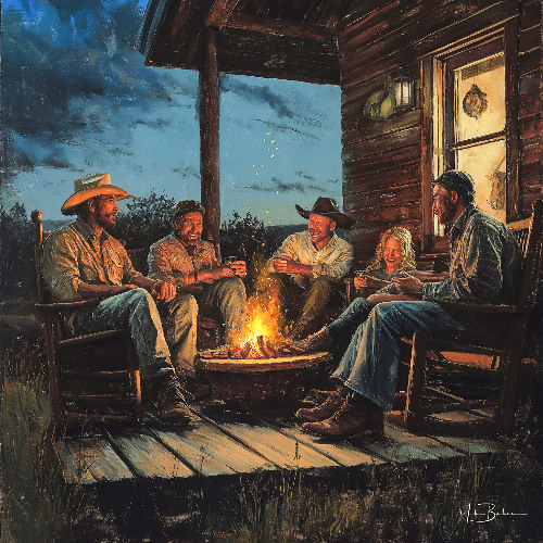 Fire on the Front Porch