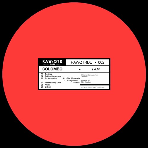 ASW Premiere: Colomboi - Another Party Goer  [RAWQTRDL002]