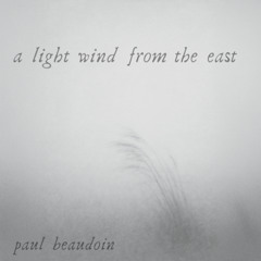 a light wind from the east