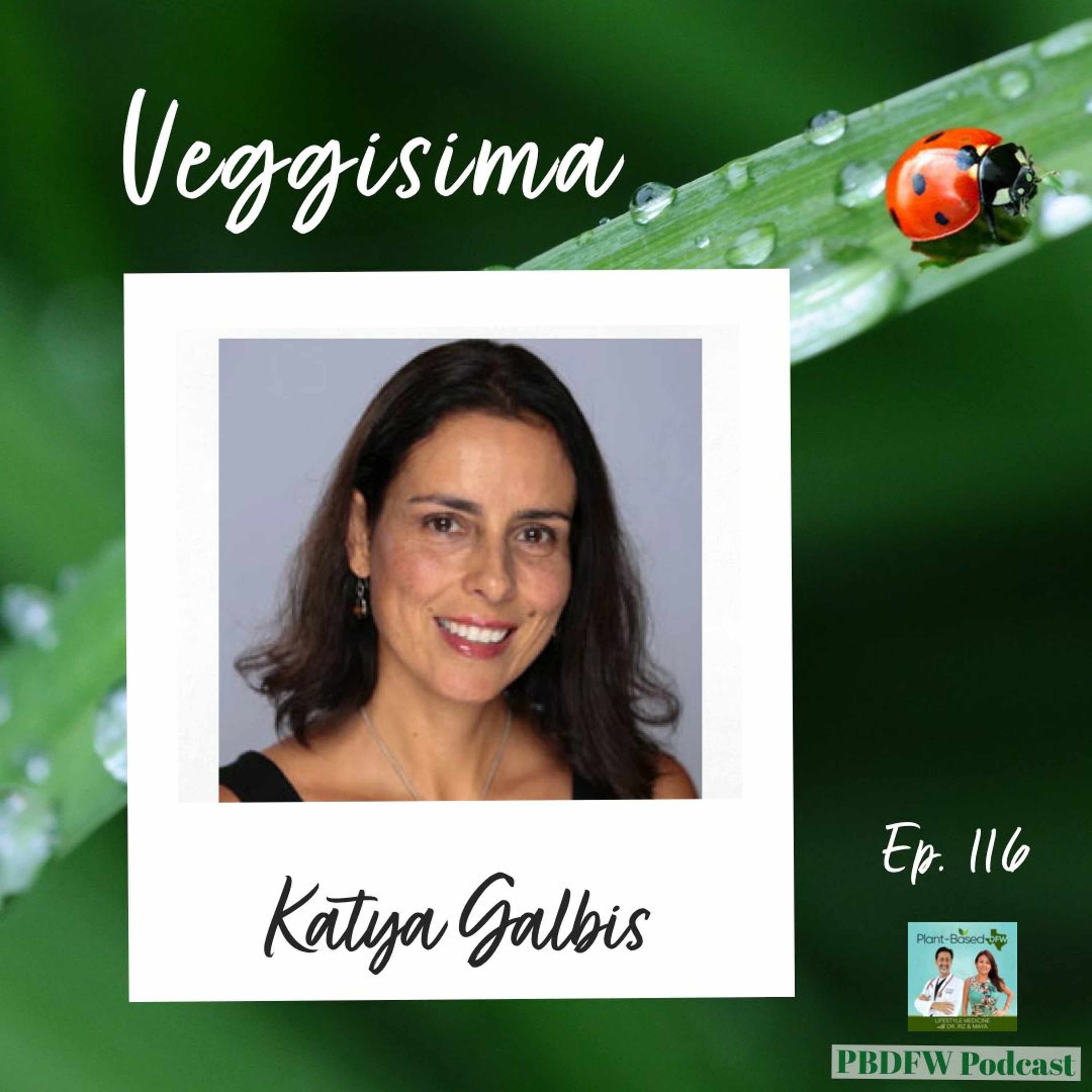 116: Inspiring Wellness & Lifestyle Medicine via Veggisima |  Katya Galbis Image