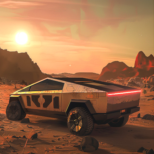 Cybertruck on Mars