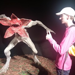 me talking to my dog