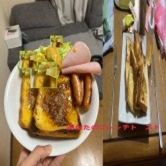 Frenchtoast w/hyperもちマル雪見©︎