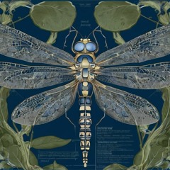 Blueprint Of A Dragonfly