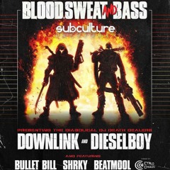 SHRKY's Opening - Downlink and DieselBoy - Blood Sweat And Bass Tour DNB Mix