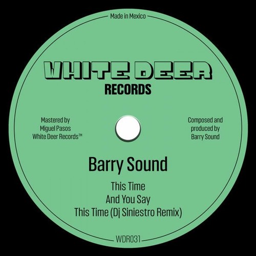 HSM PREMIERE | Barry Sound - This Time [White Deer Records]