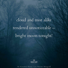 Cloud and Mist - (naviarhaiku - 593)