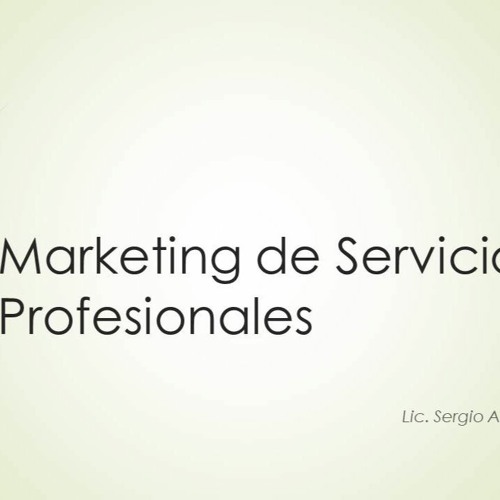 Marketing - Primer Parte - 2020