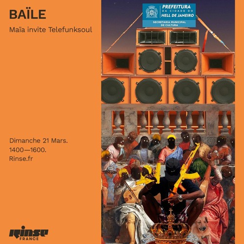 BAILE #32 RinseFR  DJ MAIA Invite TELEFUNKSOUL - Lockdown SET MIX Bahia Bass,  March,2021