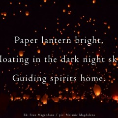 Paper Lantern Bright  ( Naviarhaiku 472 )