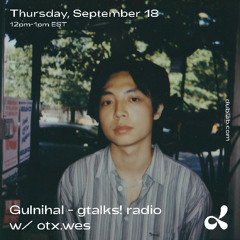 Gulnihal - Talks! Offline x Secret Riso Club w/ Jack Huang