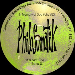 In Memory of Doc Yoko #23: It's Not Over (Piano Dub)